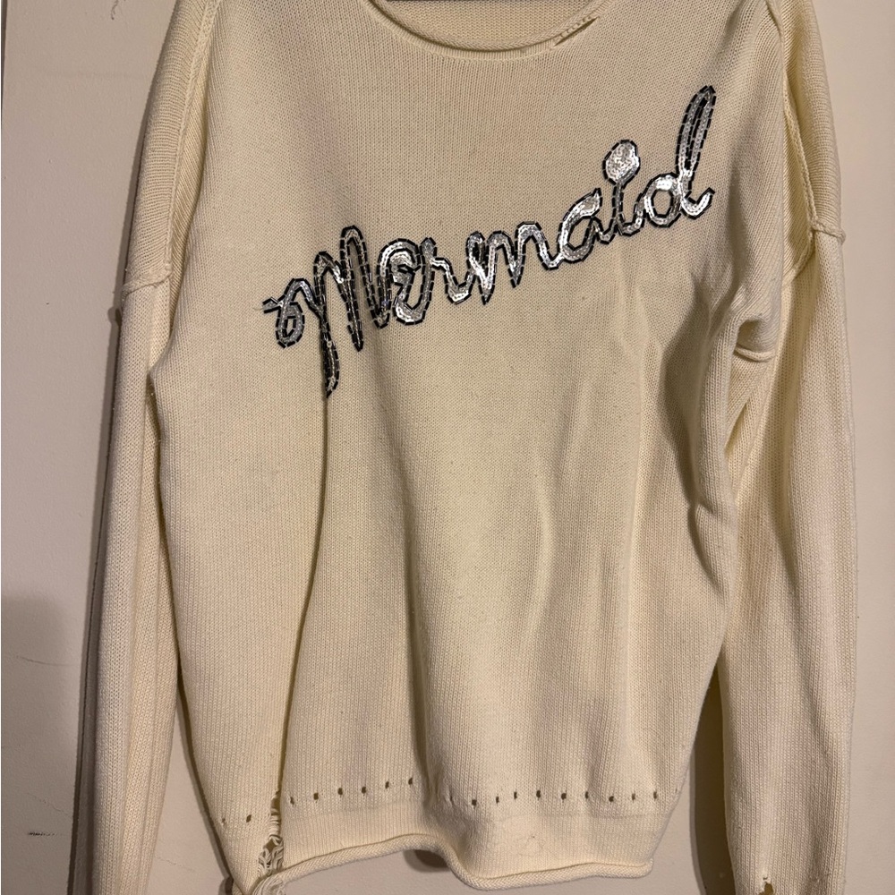 Wildfox Cream Knit Sweater